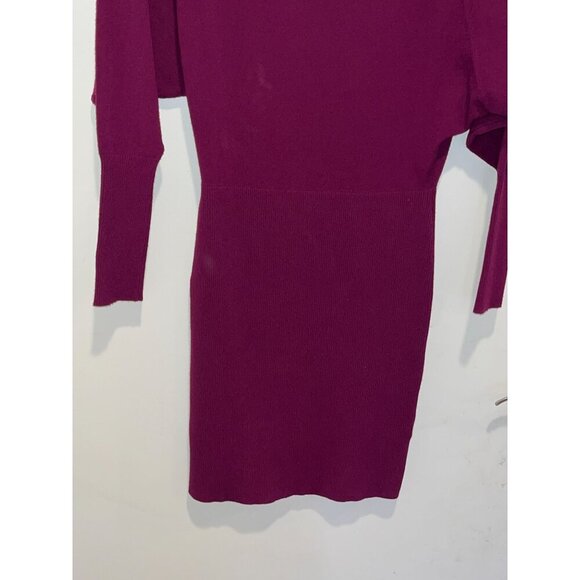 A.L.C. Caren Mini Dress in Deep Orchid Dolman Turtleneck Women Size M ($425) - Picture 5 of 10